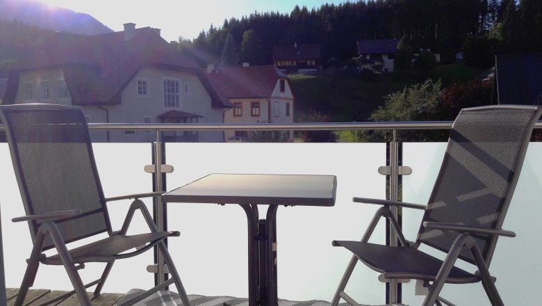 Ferienwohnung Weissenbacher Balkon, © Familie Weissenbacher Ferienwohnung Weissenbacher Balkon, © Familie Weissenbacher
