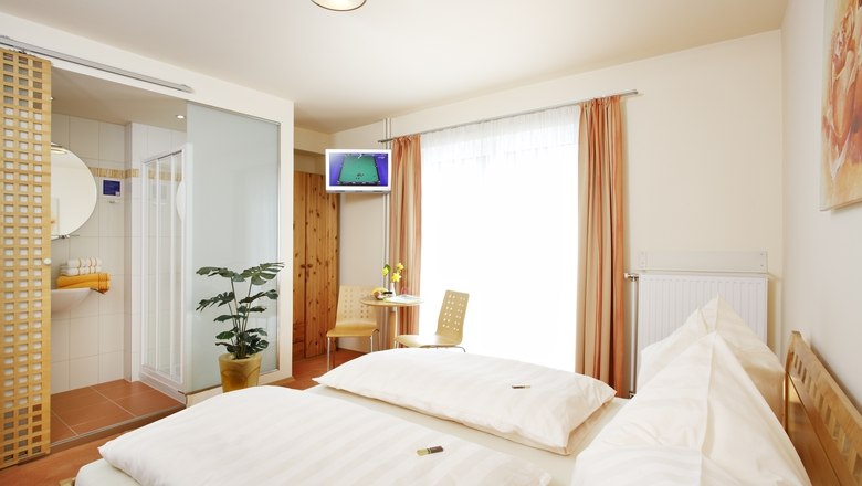 Doppelzimmer in der Pension Klug, © Schweighofer Doris Doppelzimmer in der Pension Klug, © Schweighofer Doris