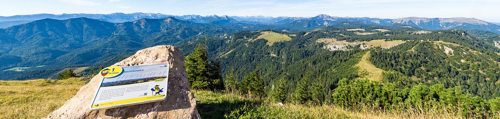 Dachsteinblick am Panoramarundweg, © Fred Lindmoser