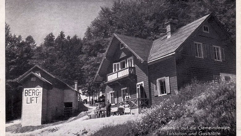 Talstation des &quot;Berglifts&quot; mit Gasthaus, © Herbert Sonnberger