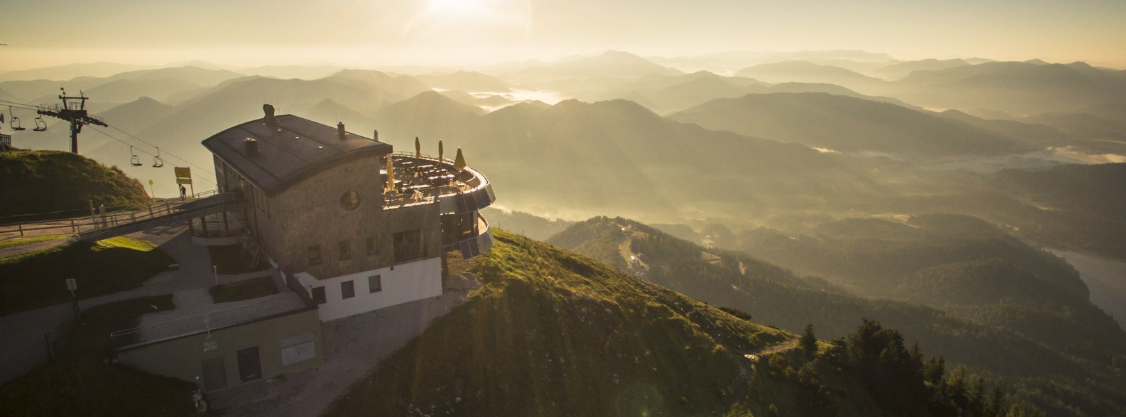 Terzerhaus bei Sonnenaufgang