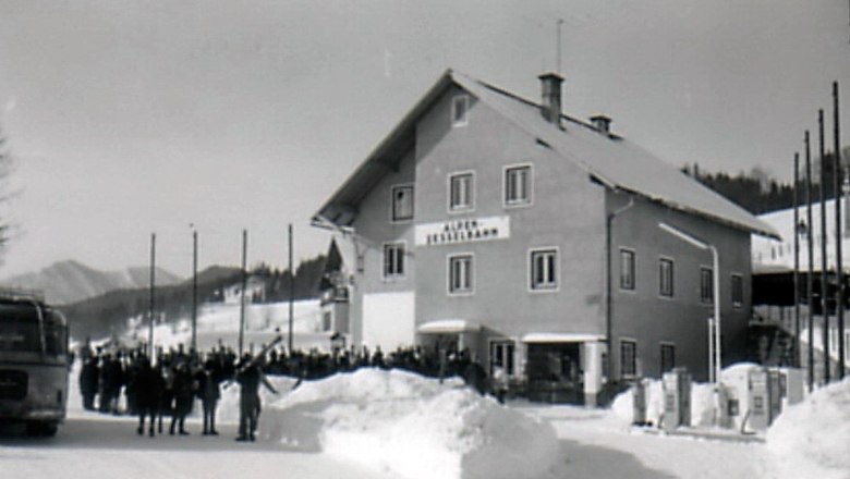 Sessellift Talstation ca. 1957, © Herbert Sonnberger