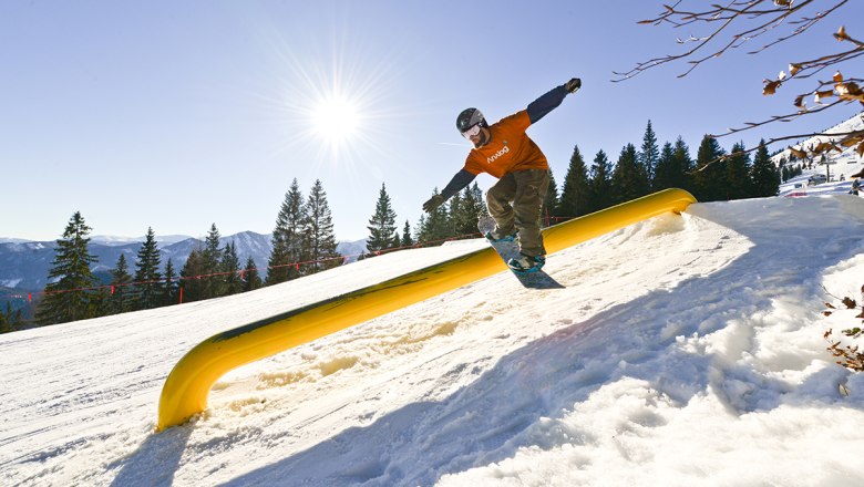 Action und Fun im Snowpark, © NÖVOG/Leiminger