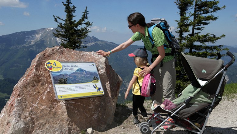 Unterwegs am familienfreundlichen Panoramarundweg, © Bergbahnen MItterbach/Luger