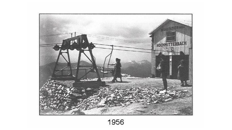 Historische Aufnahme Bergstation, © Sonnberger